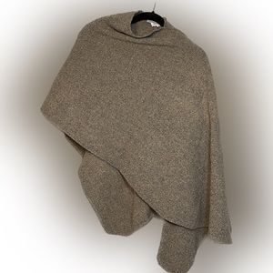 Linda Lundström tan wool shawl